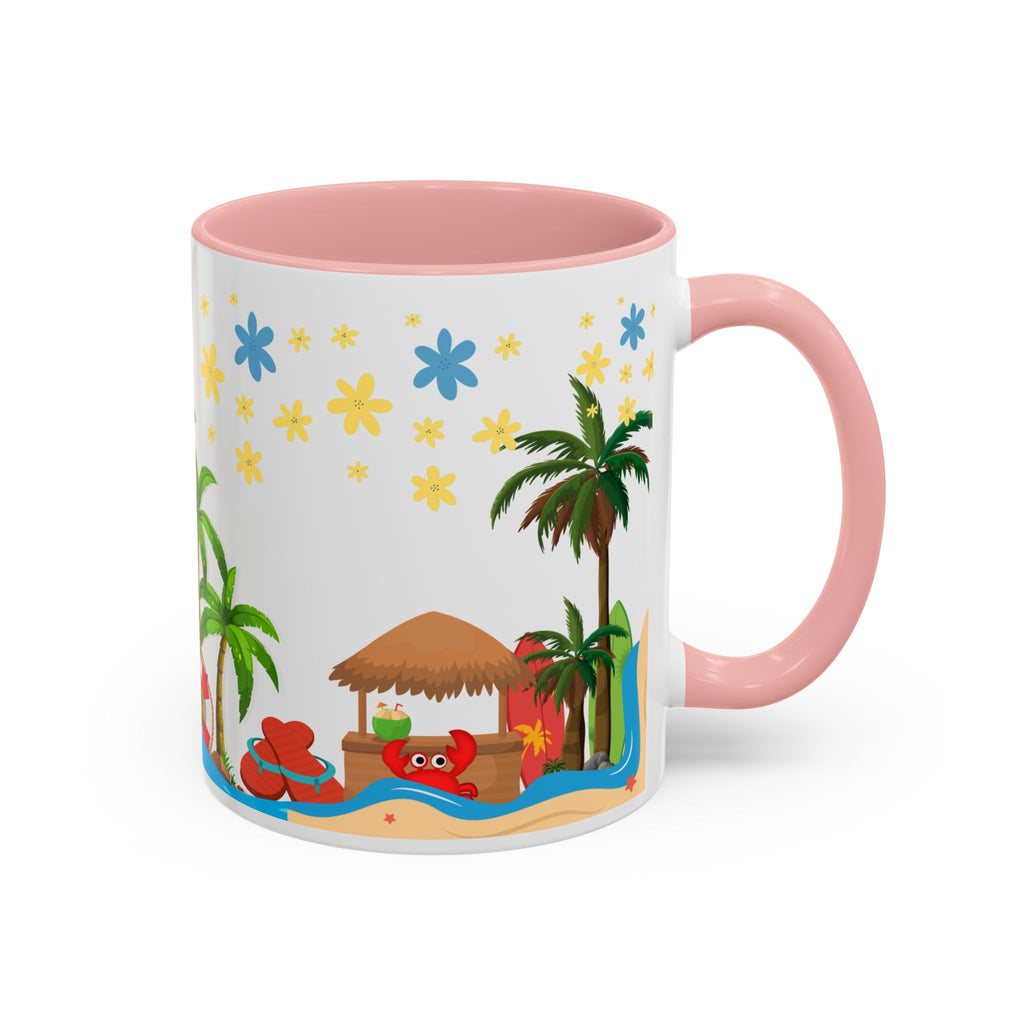 🌴 Tropical Beach Mug ☕ (11/15oz)