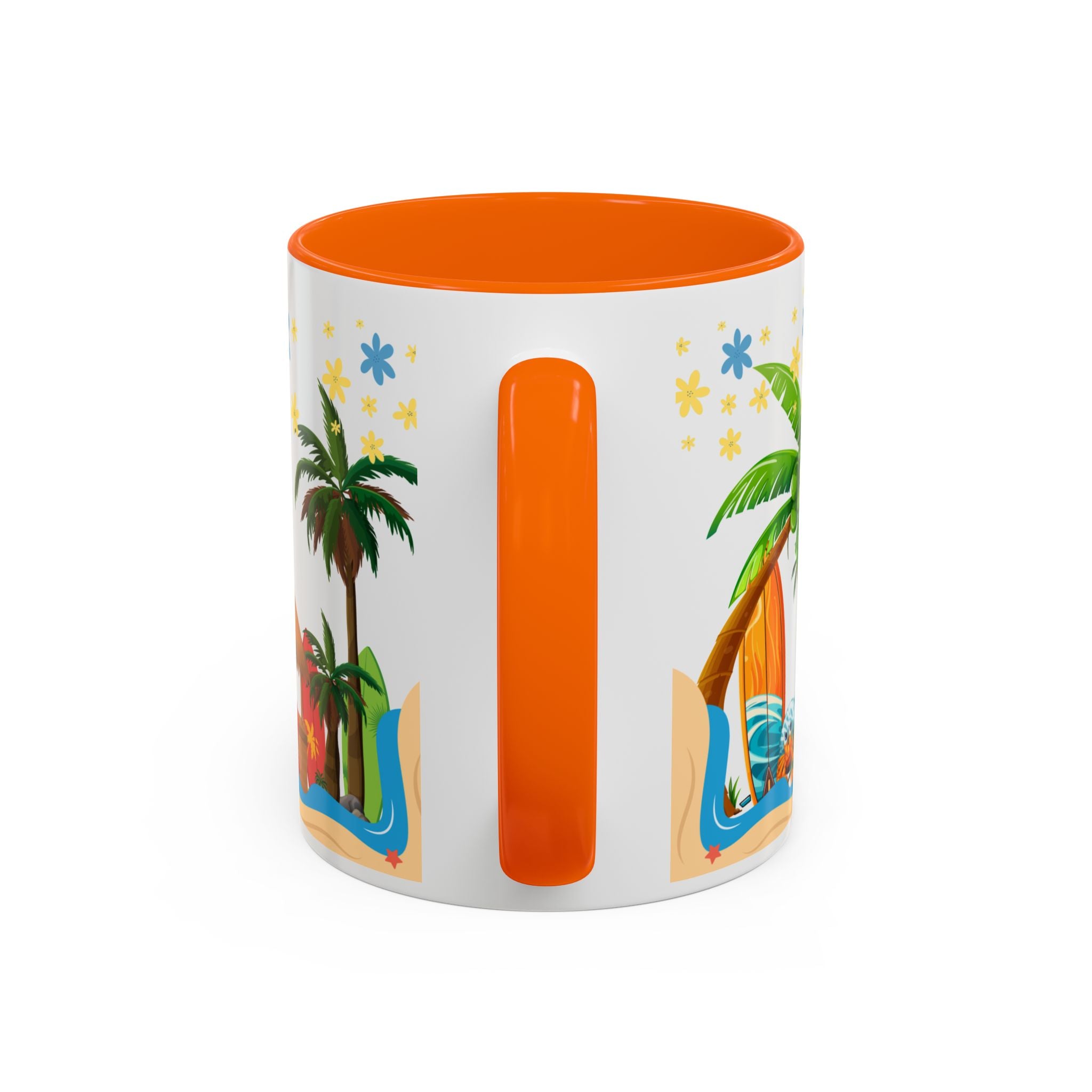🌴 Tropical Beach Mug ☕ (11/15oz)