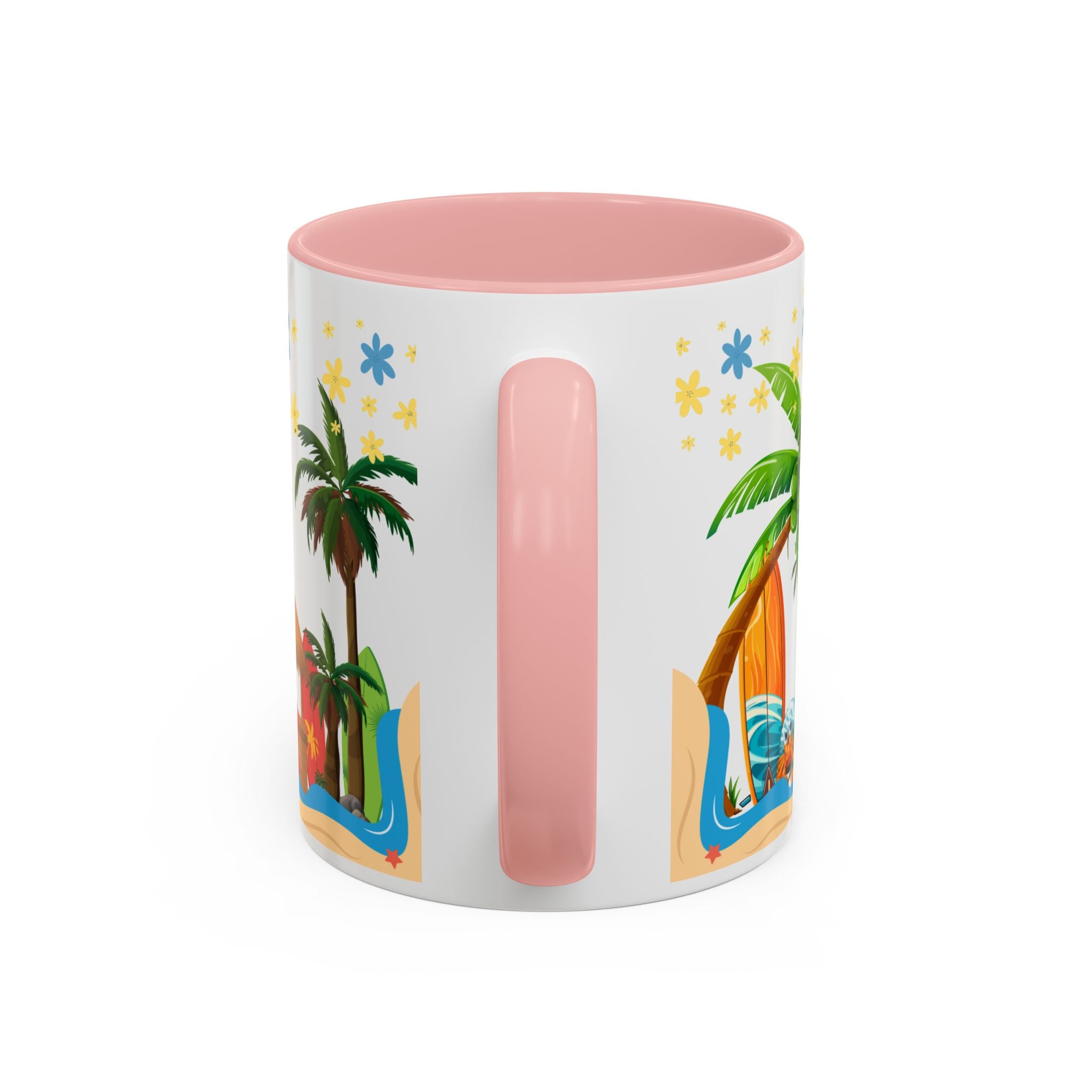 🌴 Tropical Beach Mug ☕ (11/15oz)