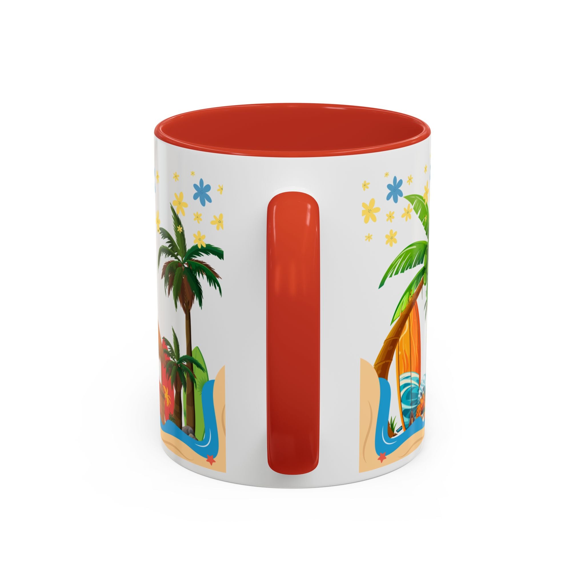 🌴 Tropical Beach Mug ☕ (11/15oz)
