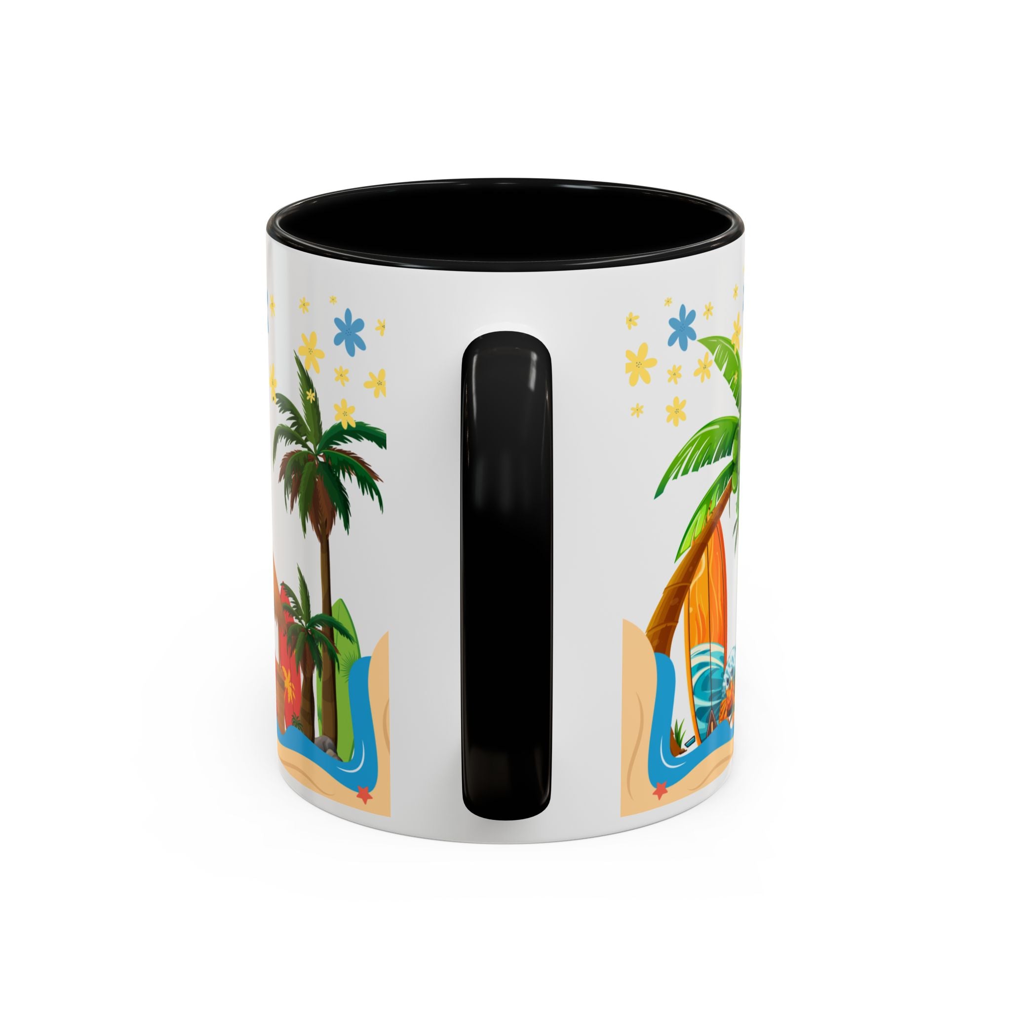 🌴 Tropical Beach Mug ☕ (11/15oz)