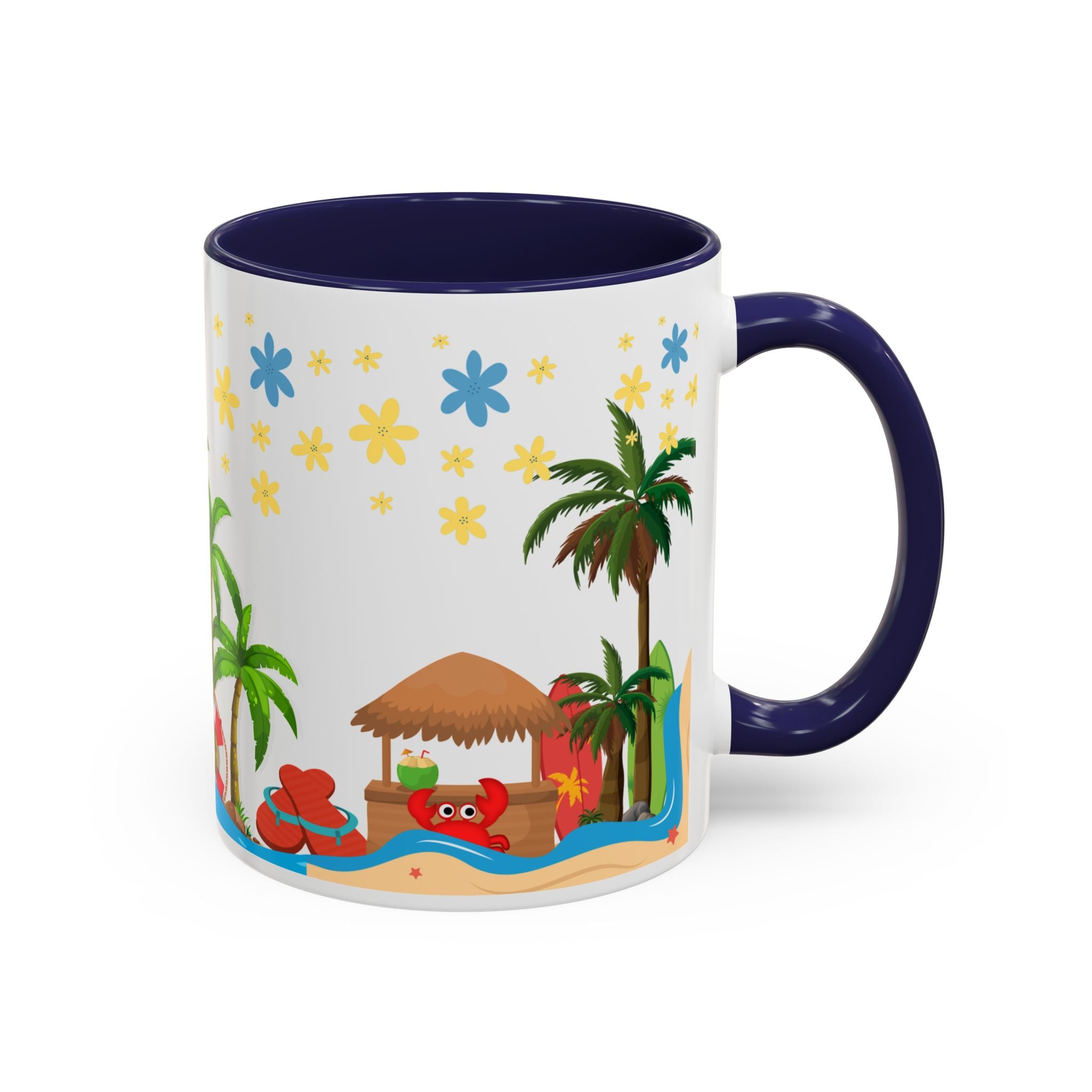 🌴 Tropical Beach Mug ☕ (11/15oz)