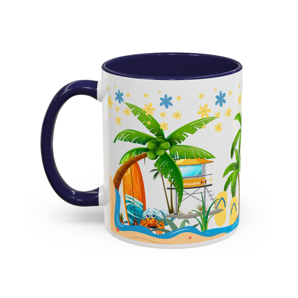 🌴 Tropical Beach Mug ☕ (11/15oz)