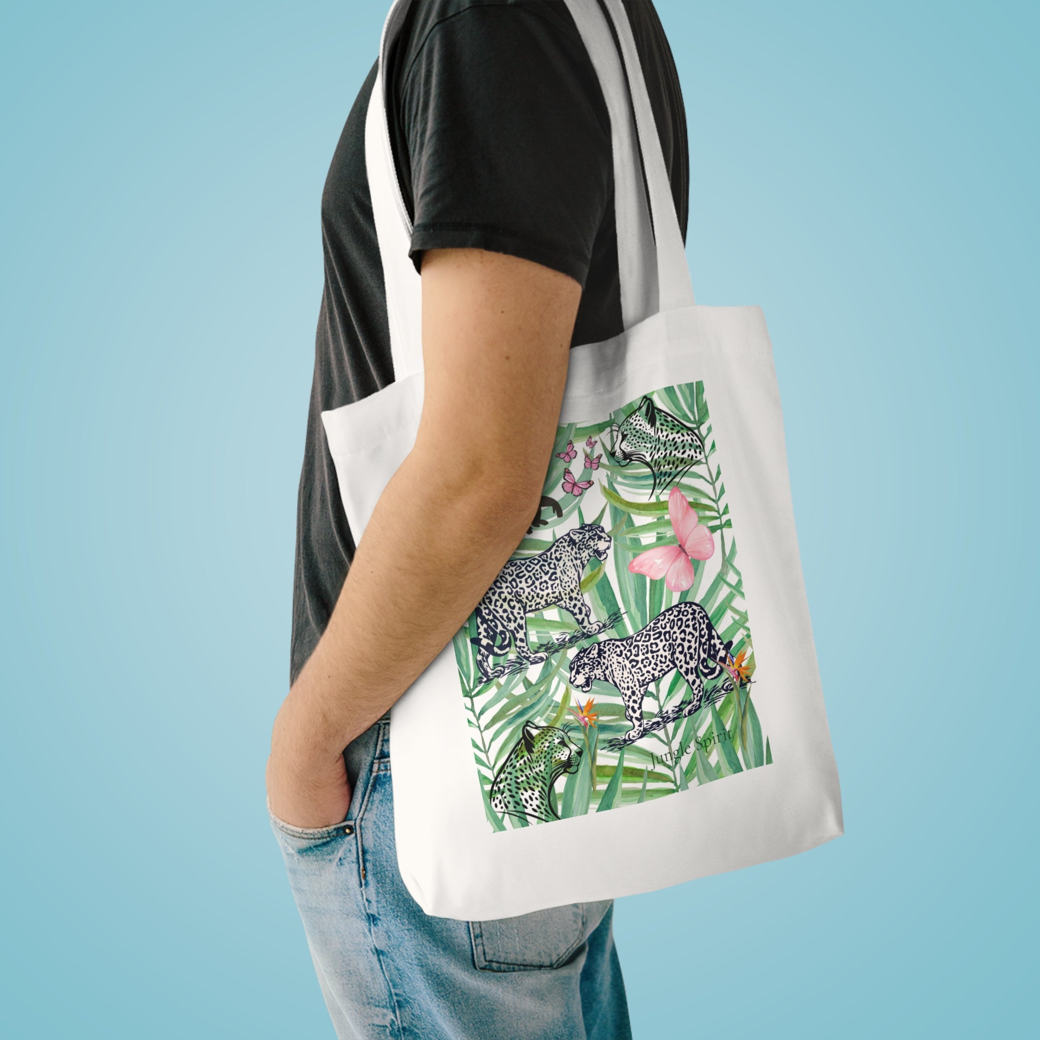 Bring the beauty of the wild wherever you go with our Jungle Spirit Tote 🌿🐆