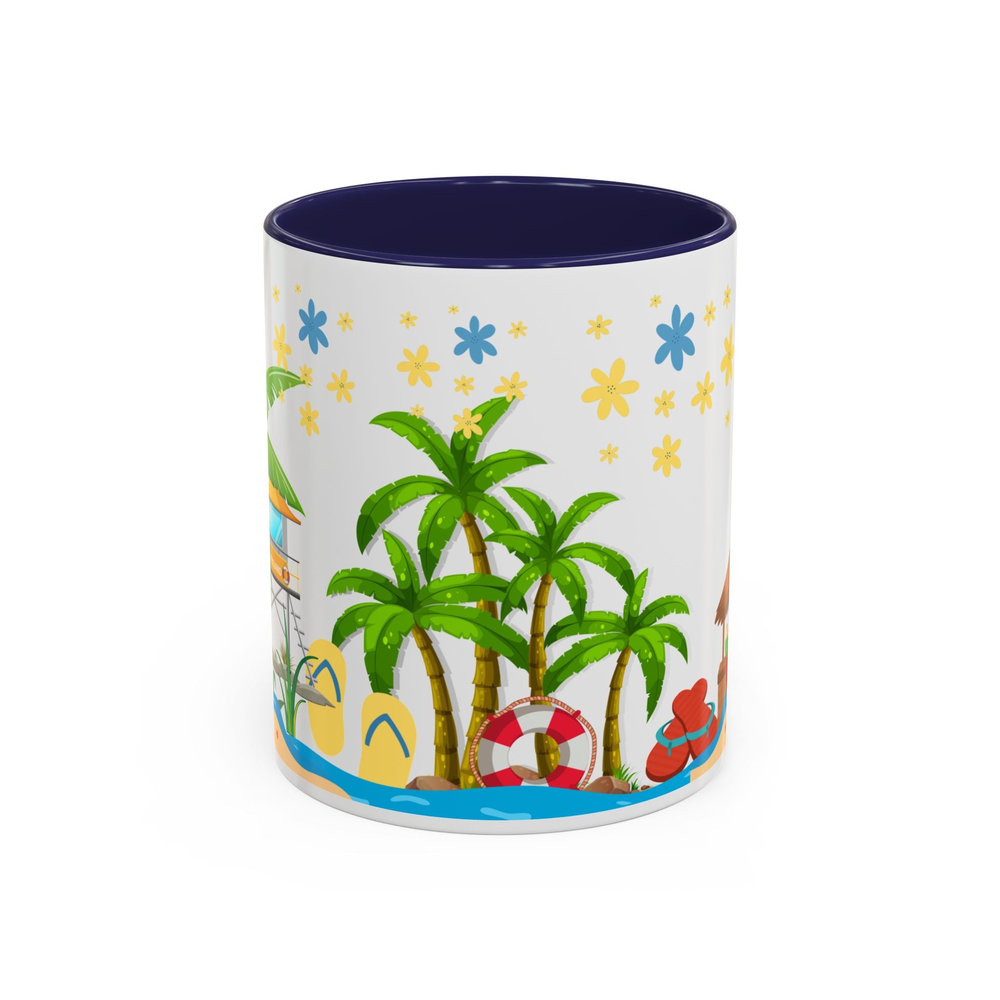 🌴 Tropical Beach Mug ☕ (11/15oz)